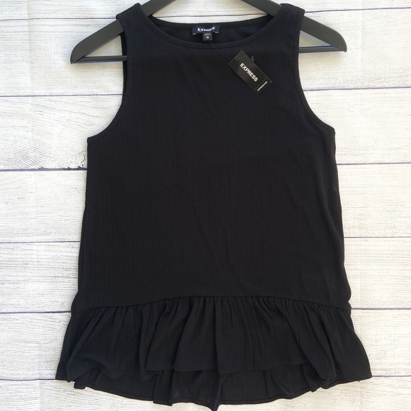 EXPRESS Relaxed Peplum Tank - Picture 12 of 12
